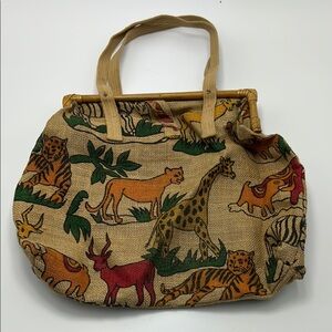 Animal Print Tote Bag - Multicolor